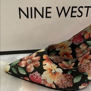 Nine West Floral Heels